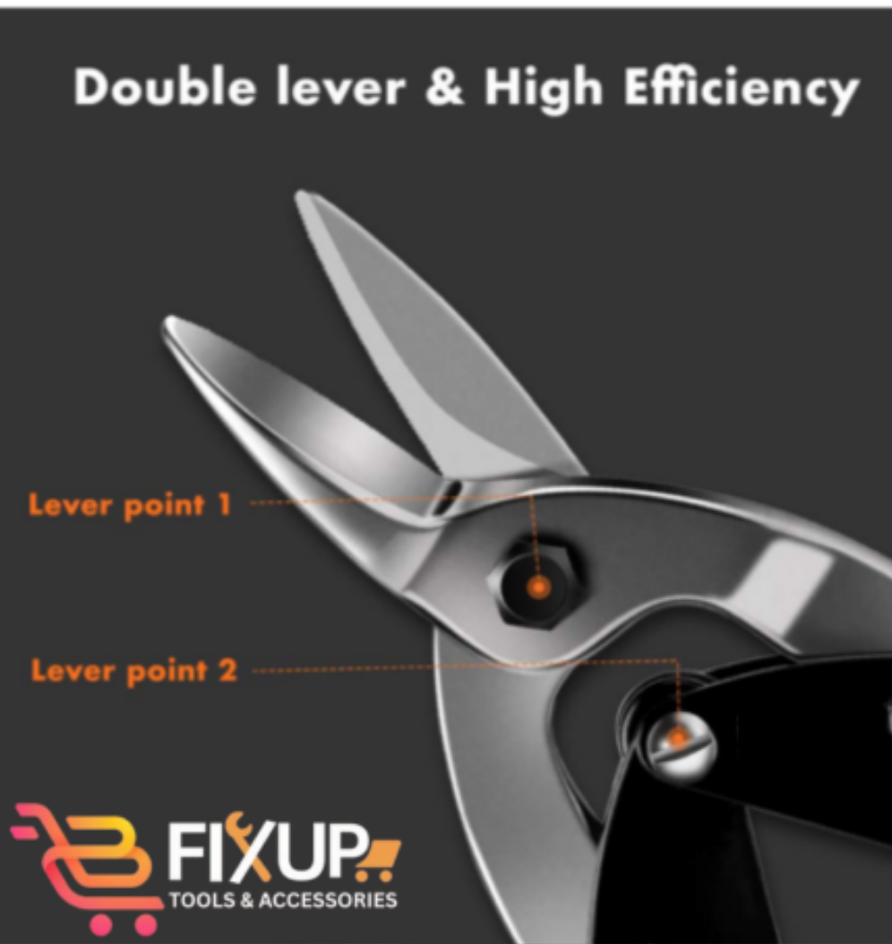 CR-V Aviation Snip Cut Aviation Tin Snips Cutting Shears For Metal Aluminium Sheet