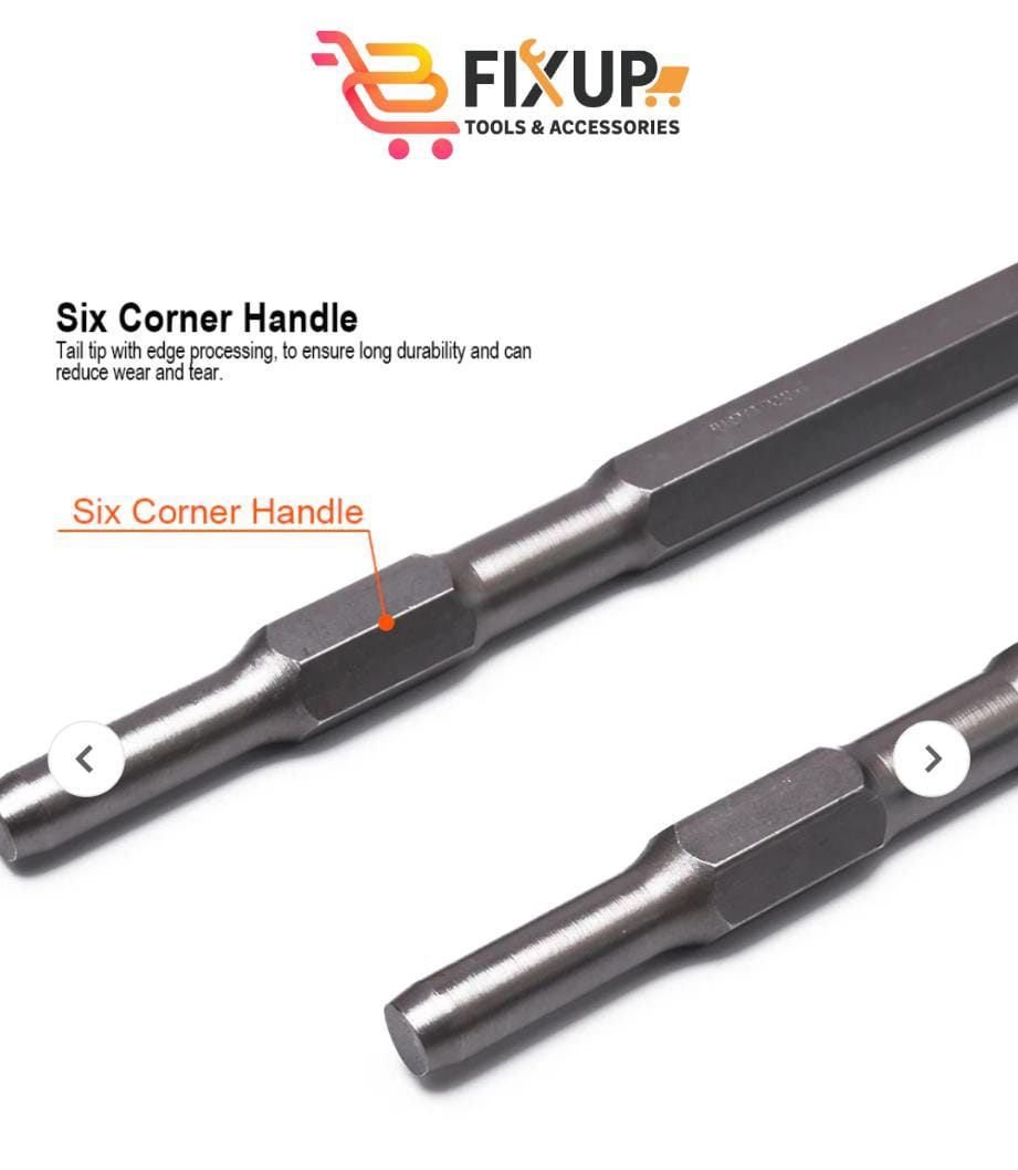 17X280X25mm Hex Flat Chisel 17 x 280mm