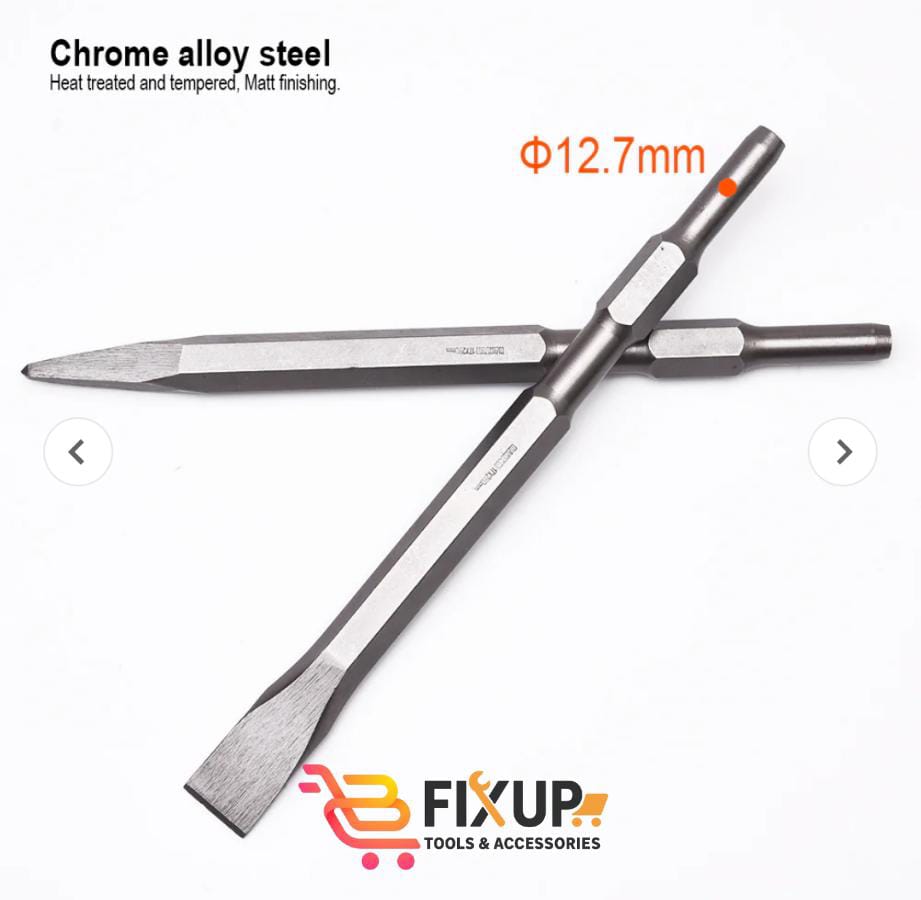 17X280X25mm Hex Flat Chisel 17 x 280mm