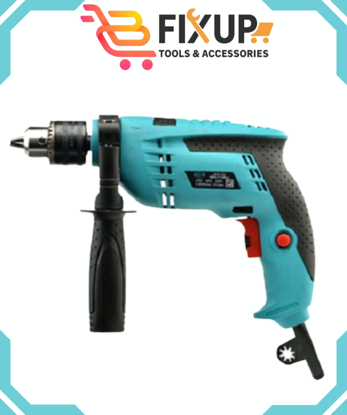 KCA ITALY IMPACT DRILL 13mm 850w BEST QUALITY KCA ITALY DRILL MACHINE WITH DRILL CLEANING BRUSH ,DRILL KEY,EXTRA CARBONS