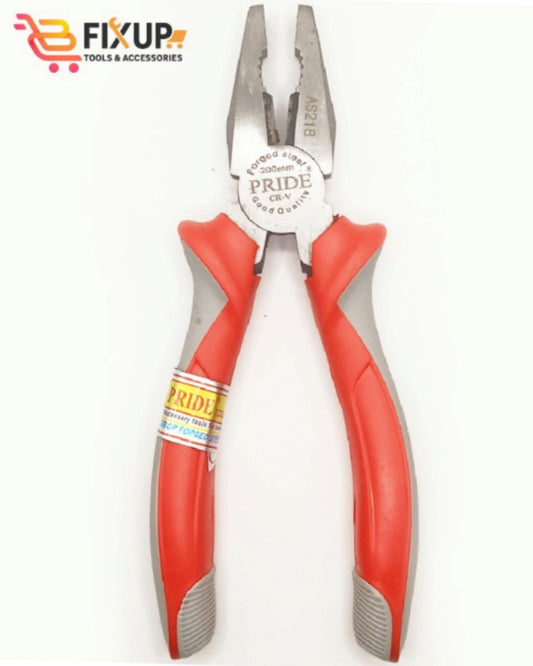 3pcs Pliers Set ,Prider Tools, Rubber Grip Heavy Quality Pliers Set (Combination Plier 8", Cutter plier 6" ,Nose Plier 6").