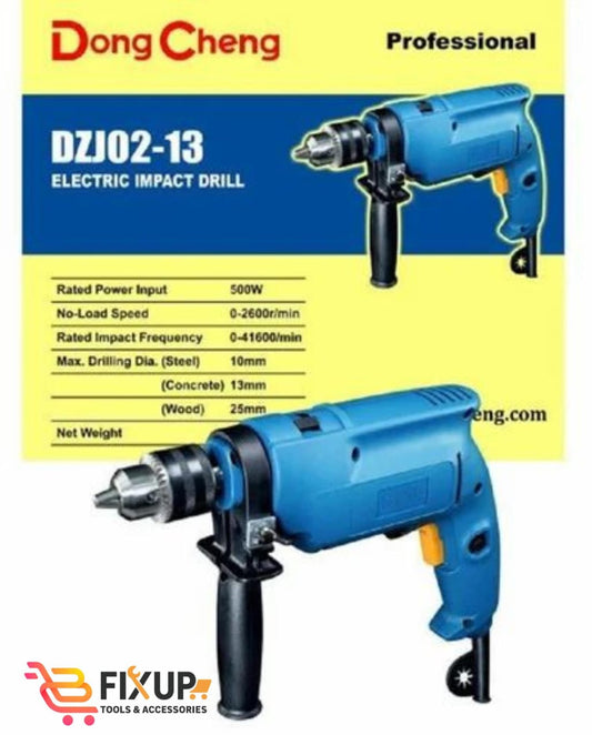 DongCheng DZJ02-13 Electric Impact Drill | 500W - 2600 RPM